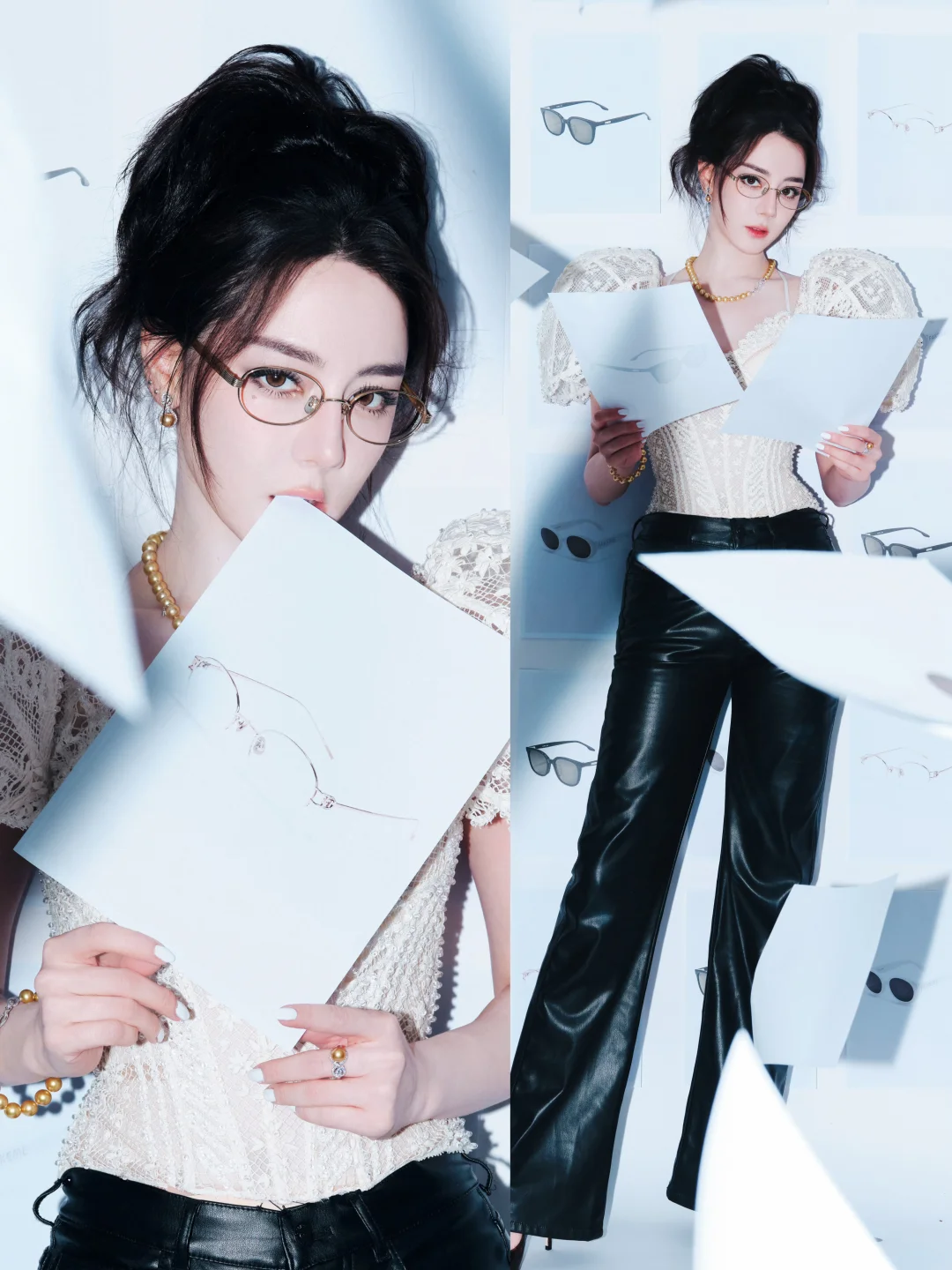 好会凹造型的迪丽热巴！