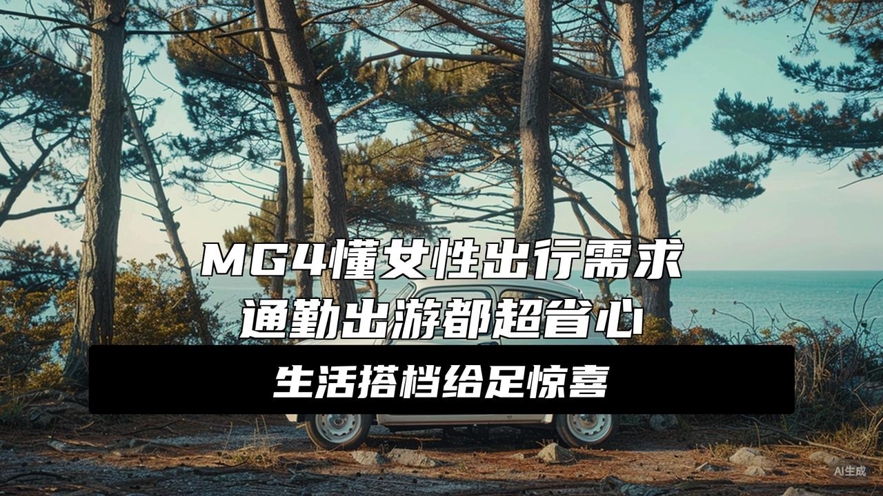 我的出行“搭子”全新MG4：颜值与实力并存，惊喜超预期炸裂！女生买车终于不用在