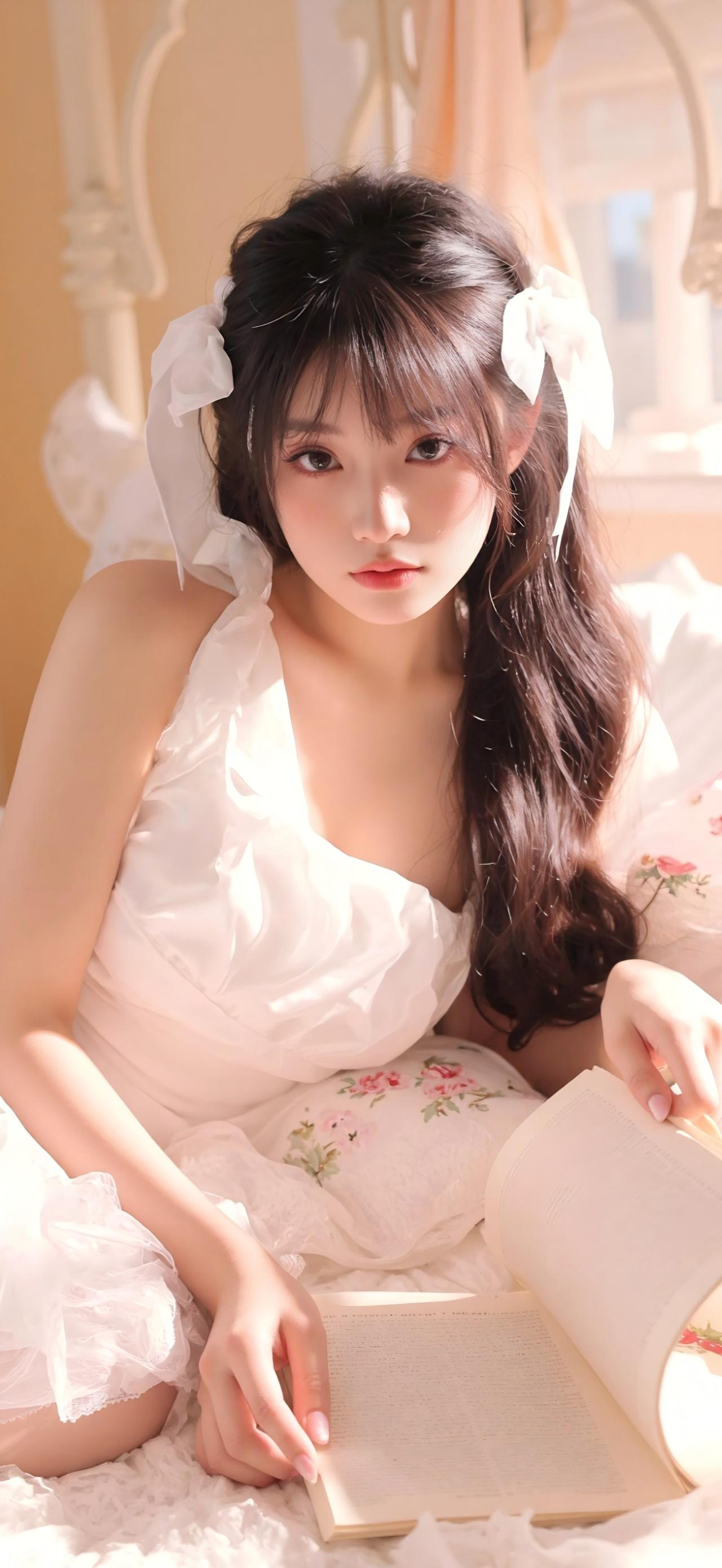 美女壁纸|楚楚动人是你喜欢的类型