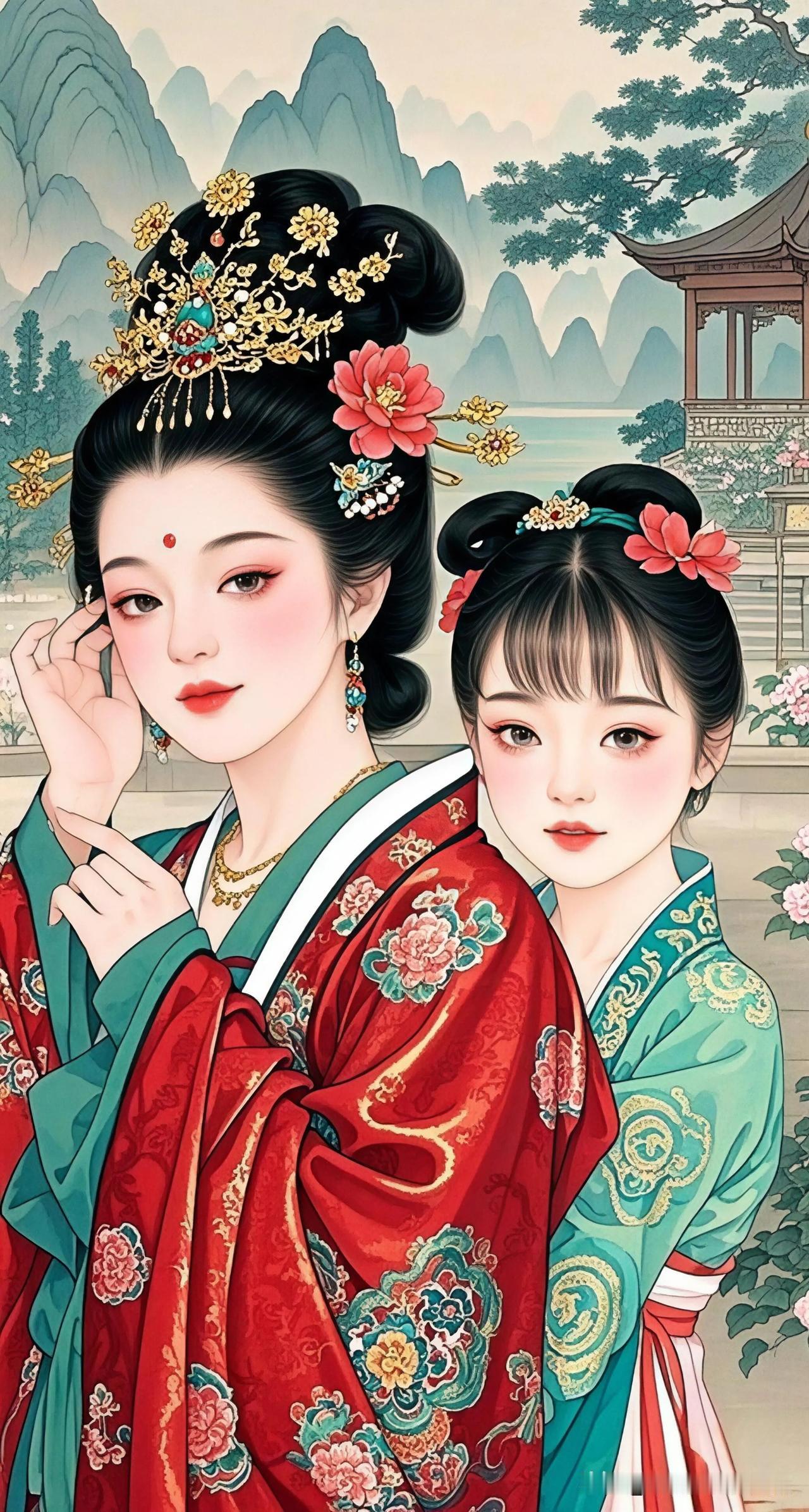 花间美人笑，春意满庭芳。