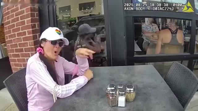 给中国人丢脸这货的病只有美国警察能治