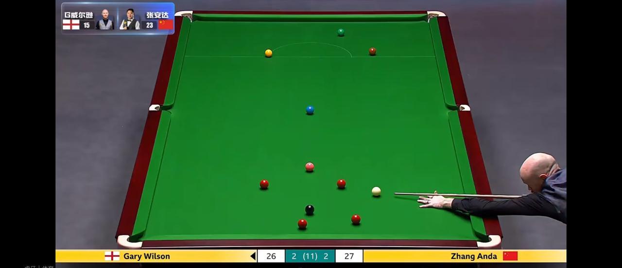张安达逆天改命！从3-5落后连追三局绝杀威尔逊，长台准度暴涨5个百分点成翻盘密
