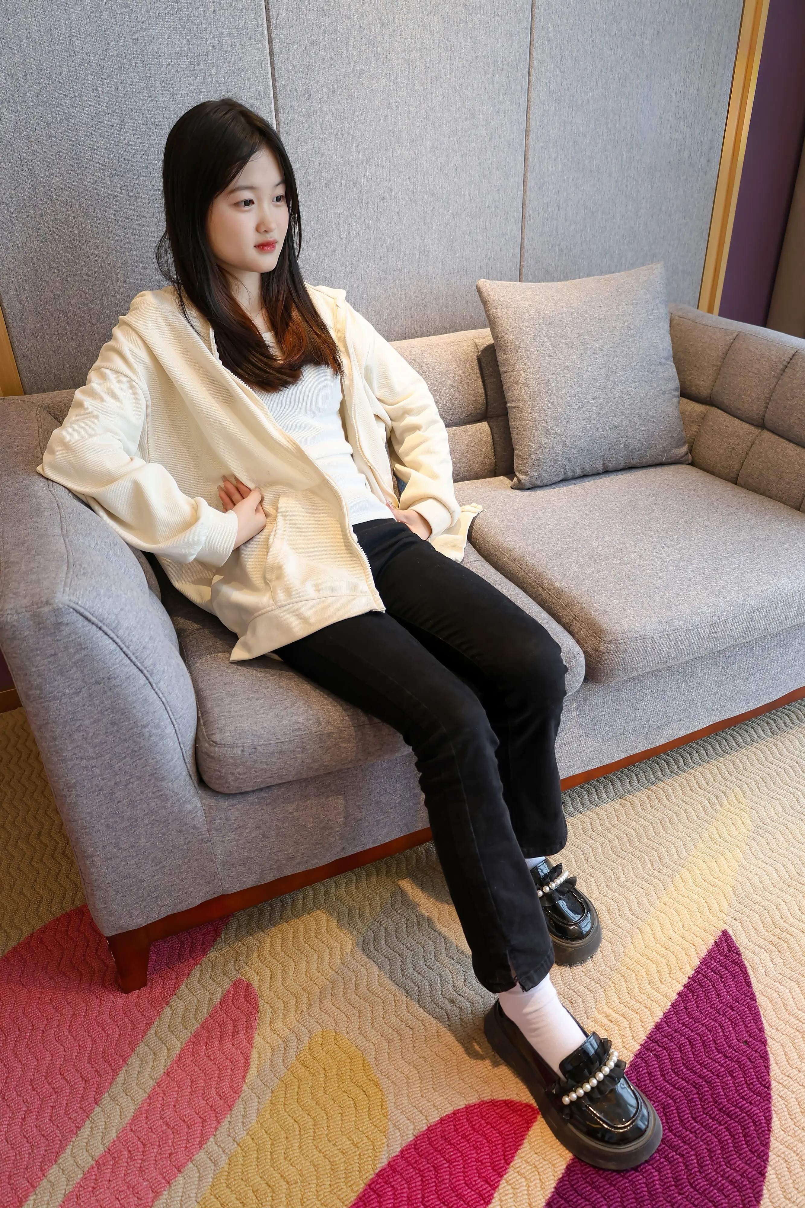 清纯女神心动的感觉清纯甜美学院风穿搭