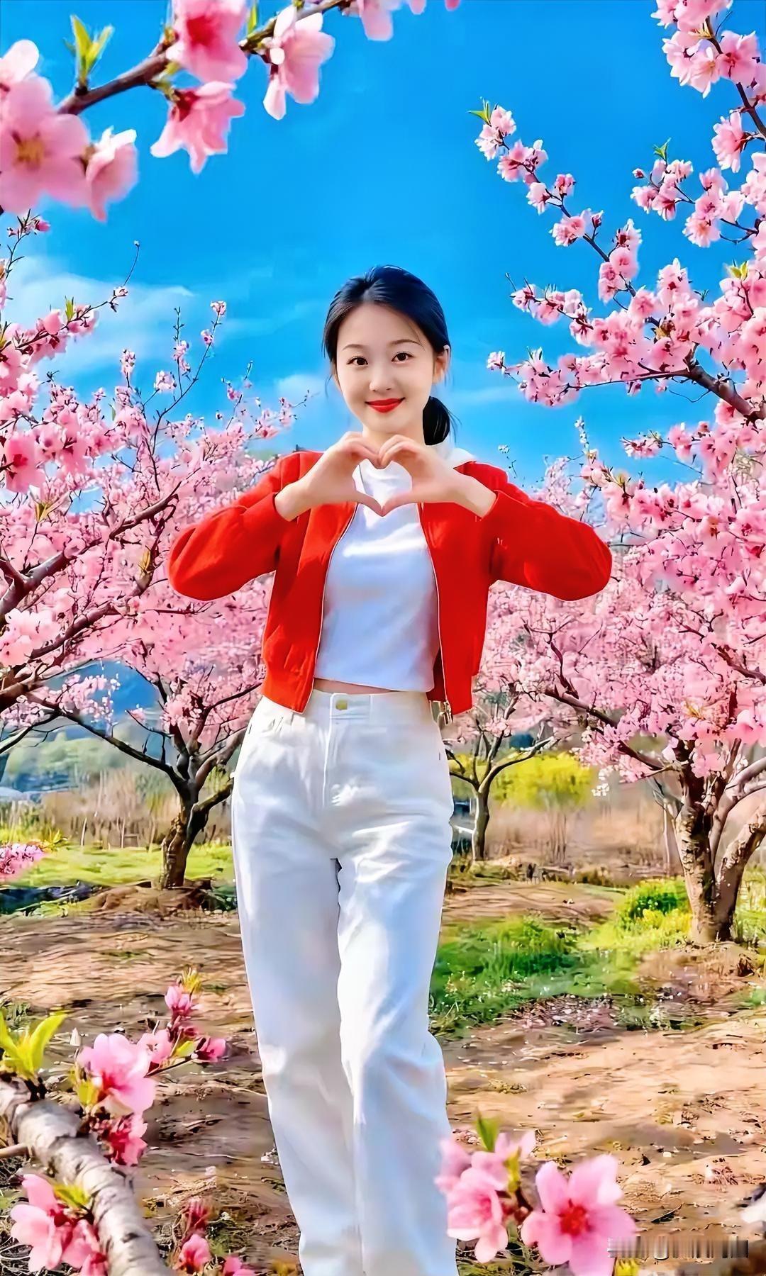 春日赏花季，心心相印在花海！🌸💕