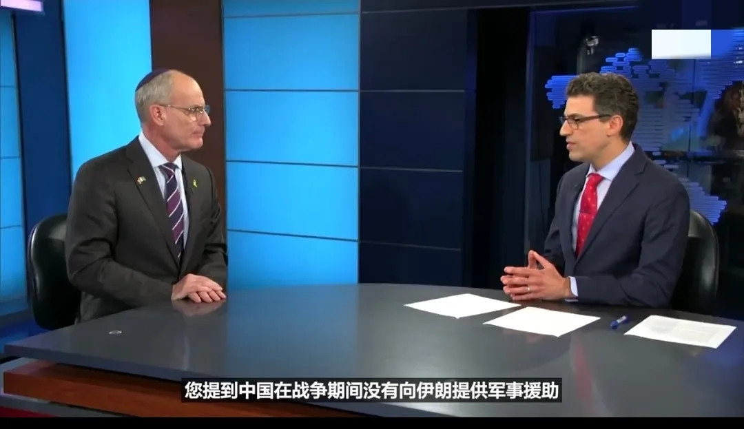 据中国媒体今日（7月26日）报道：“以色列驻美大使耶希尔·莱特在接受专访时声称，