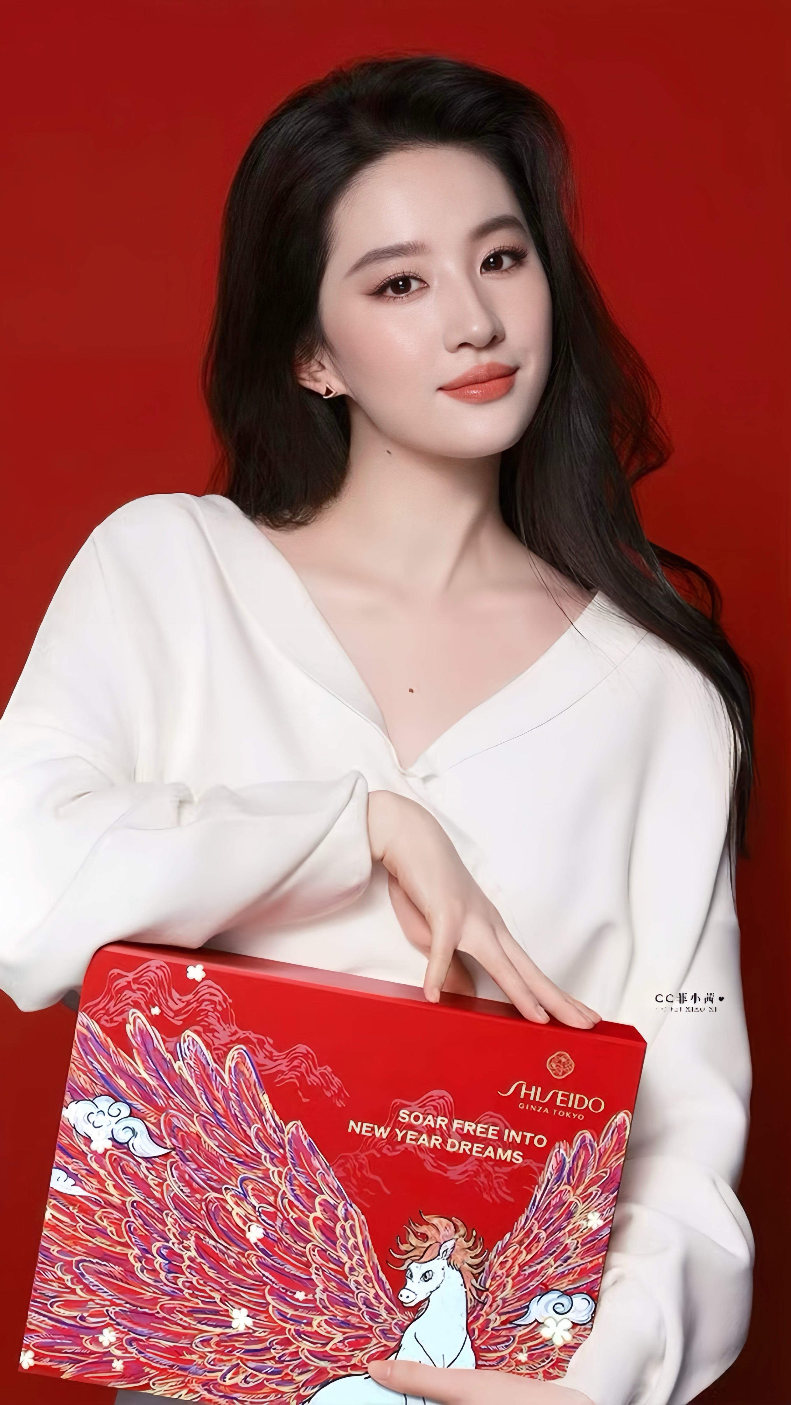 ▷刘亦菲×资生堂𝐒𝐇𝐈𝐒𝐄𝐈𝐃𝐎|被神亲吻过的脸·刘