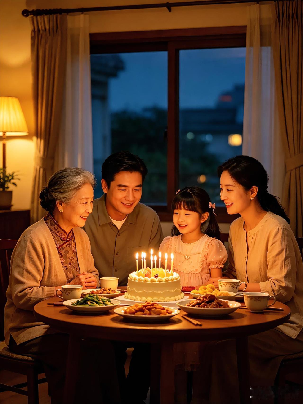 以往，我们家谁过生日，都是去酒店庆祝。今天是我儿子的生日，他却说，就在家里过就好