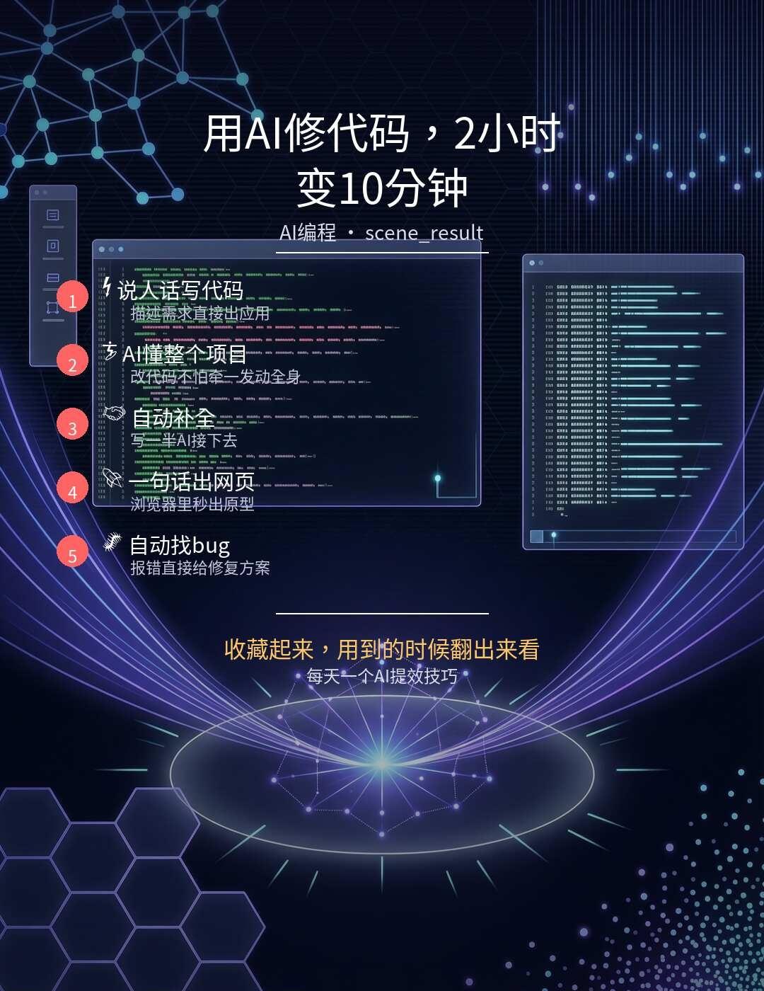 用AI修代码，2小时变10分钟上周一个报错，我盯着屏幕查了2小时没头绪。换成A