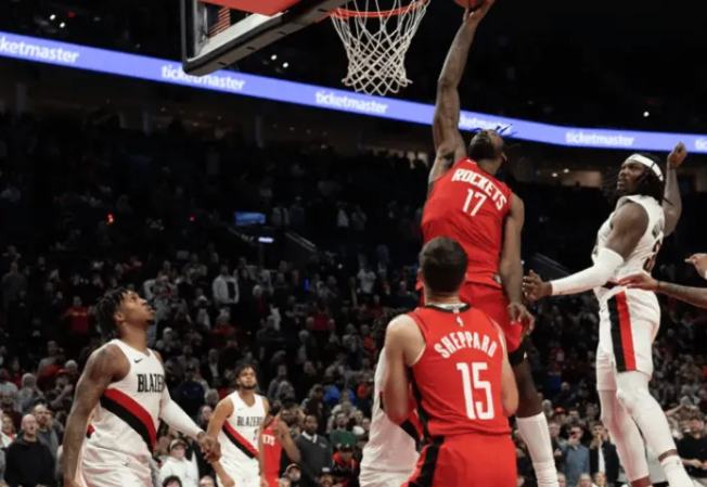 NBA常规赛火箭以102-103不敌开拓者。本场比赛，火箭球员塔里-伊森出战3