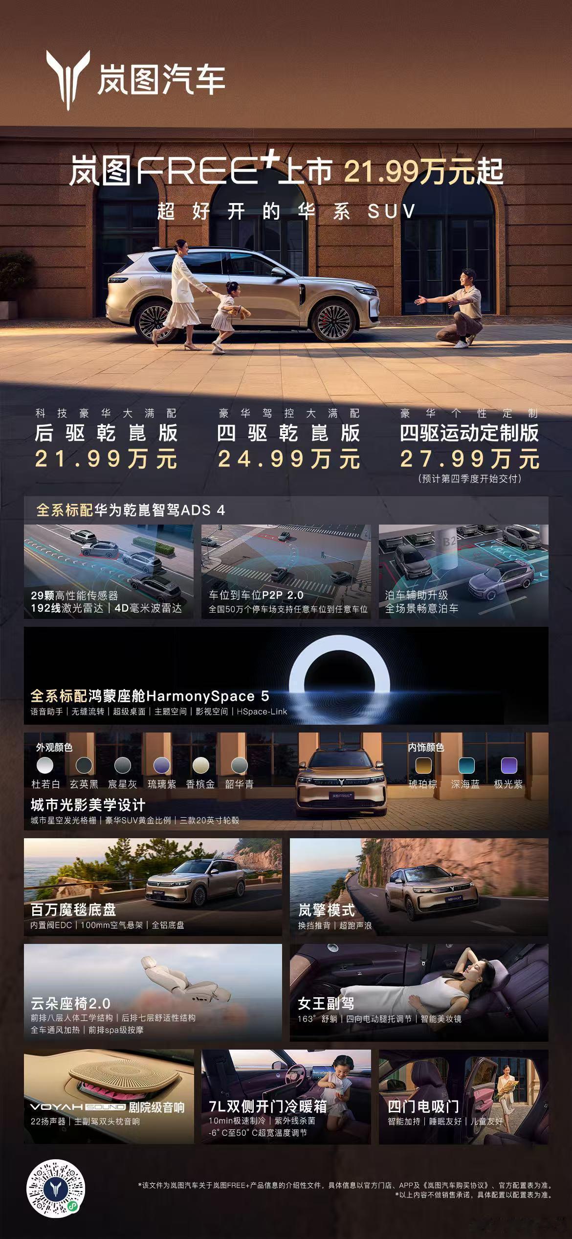 岚图FREE+的售价，你觉得怎么样？这台车的背景真的蛮复杂的。岚图FREE是岚图