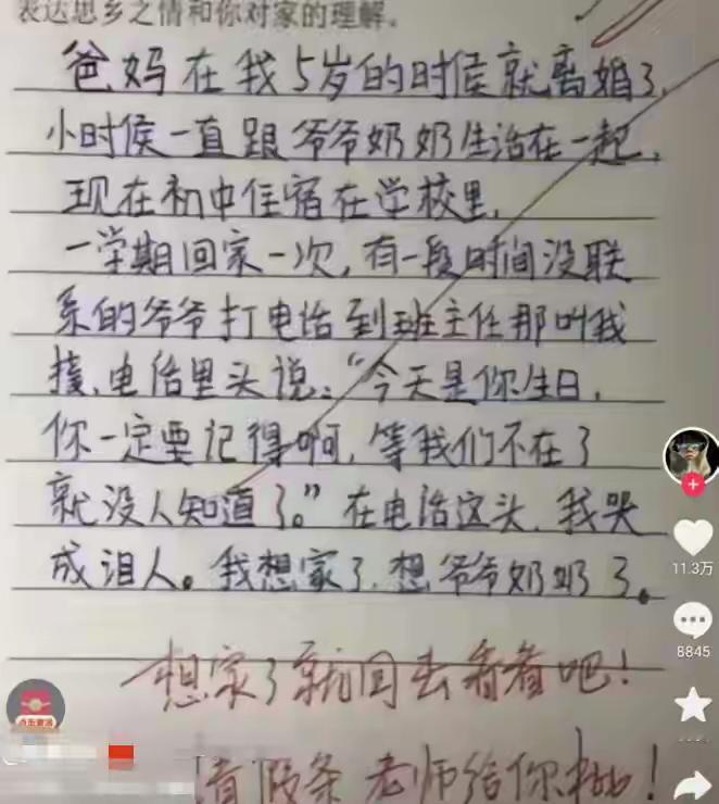 有人曾经把高中生作文与小学生作文放在一起比较，在不谈标准答案和评分标准的前提下，