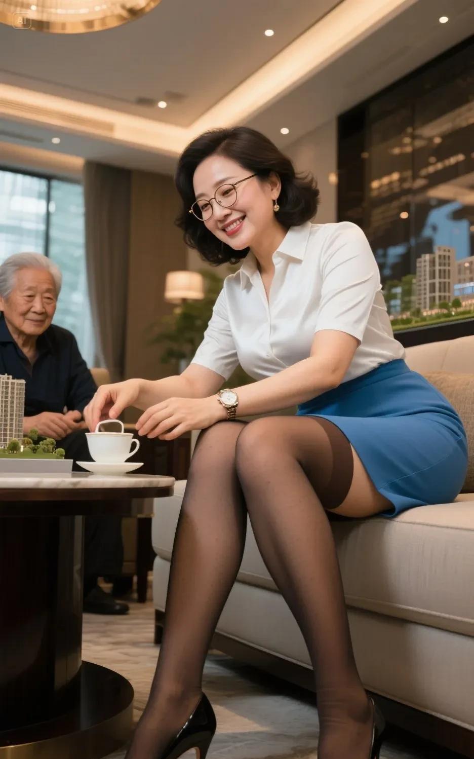 笑语盈盈暗香来，轻纱薄雾映芳华。(AI)