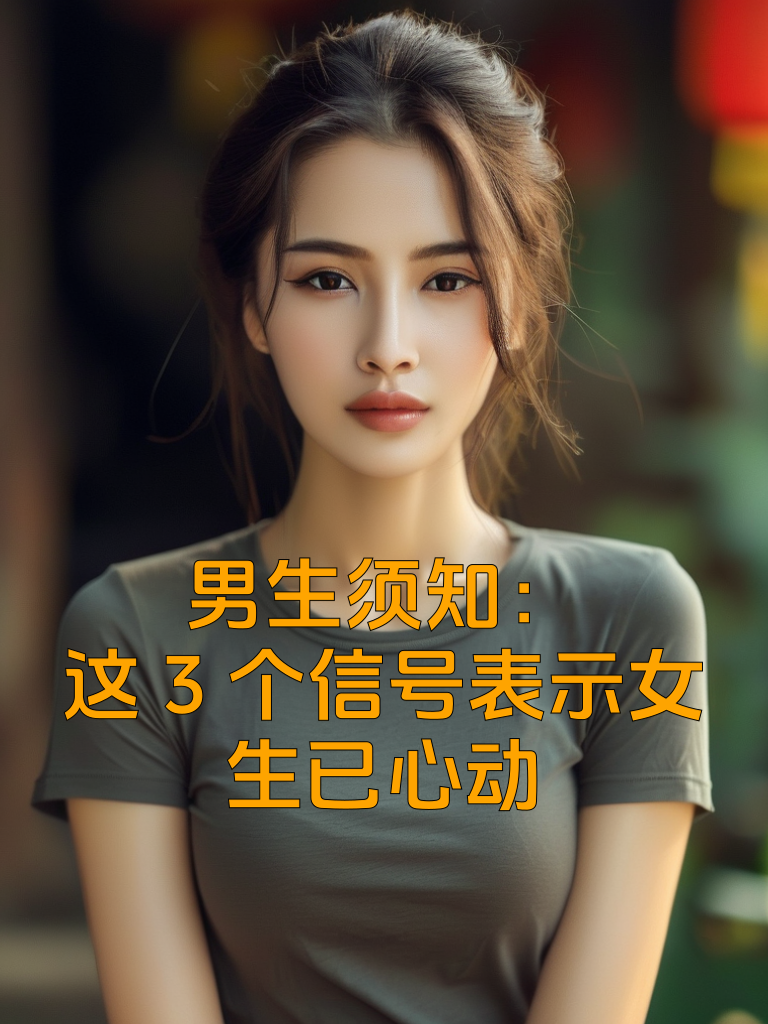 男生须知：这3个信号表示女生已心动