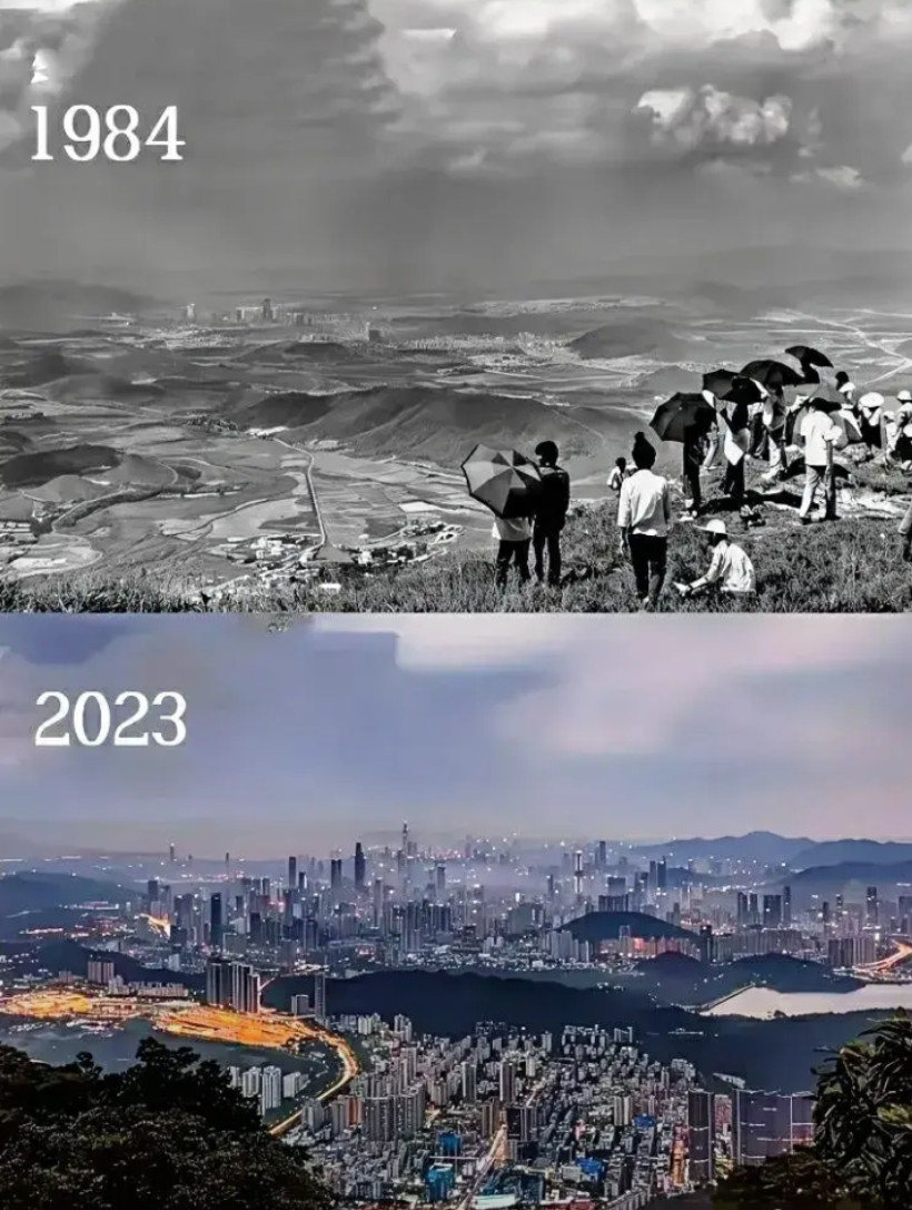 深圳，是造出来的城市！1984年，除了荒山和几条马路，深圳似乎什么都没有。4