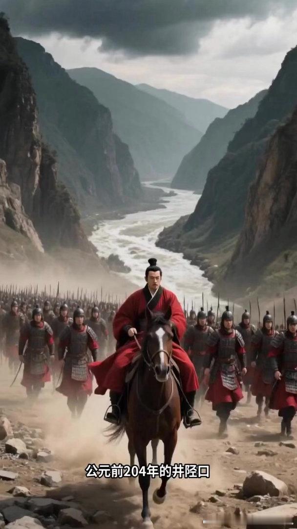 回顾韩信井陉之战，一战封神，《背水一战》以3万新兵歼敌20万，连灭三国，千古绝唱