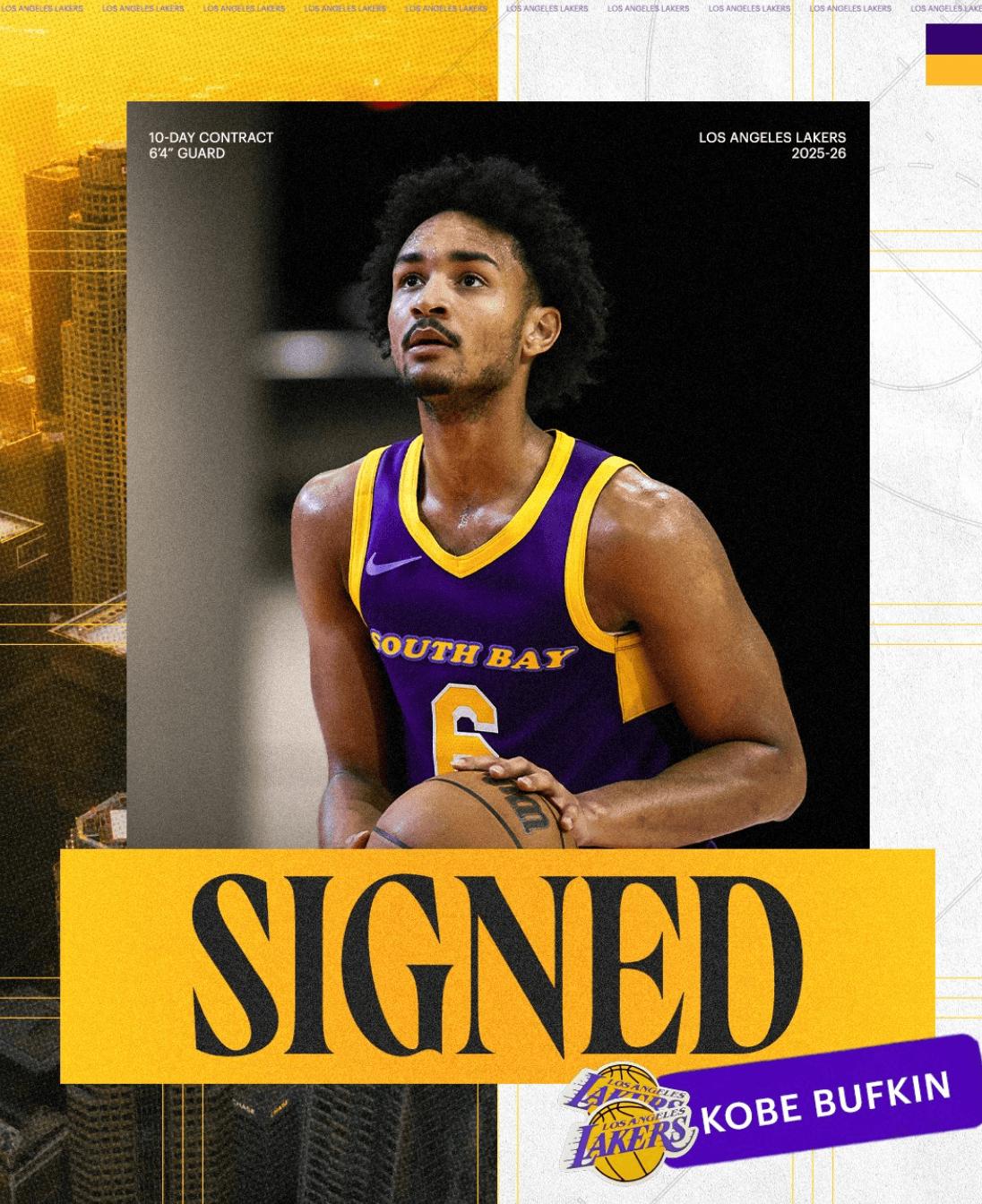 我刚看到这条，作为老湖人迷又惊又乐想说两句。ESPN的Shams爆料，湖人给后卫