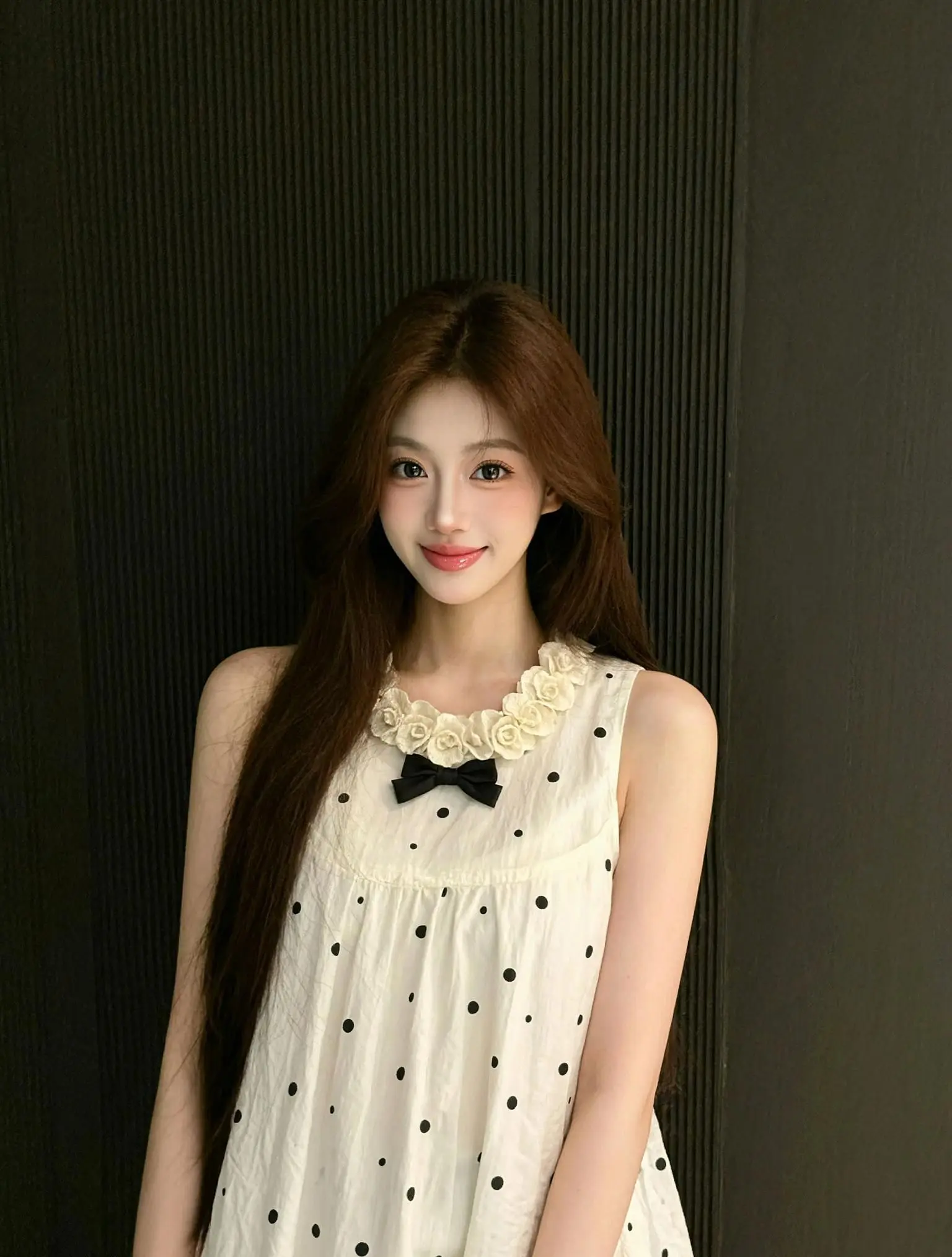 AI轻甜少女写真感 ai创作全新升级 温柔风 波点