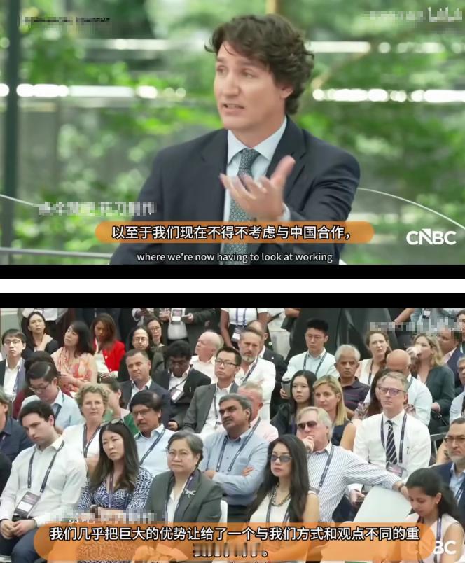 看看吧！这就是西方政客的嘴脸。前加拿大总理特鲁多在一场公开采访中，面对数百位观众