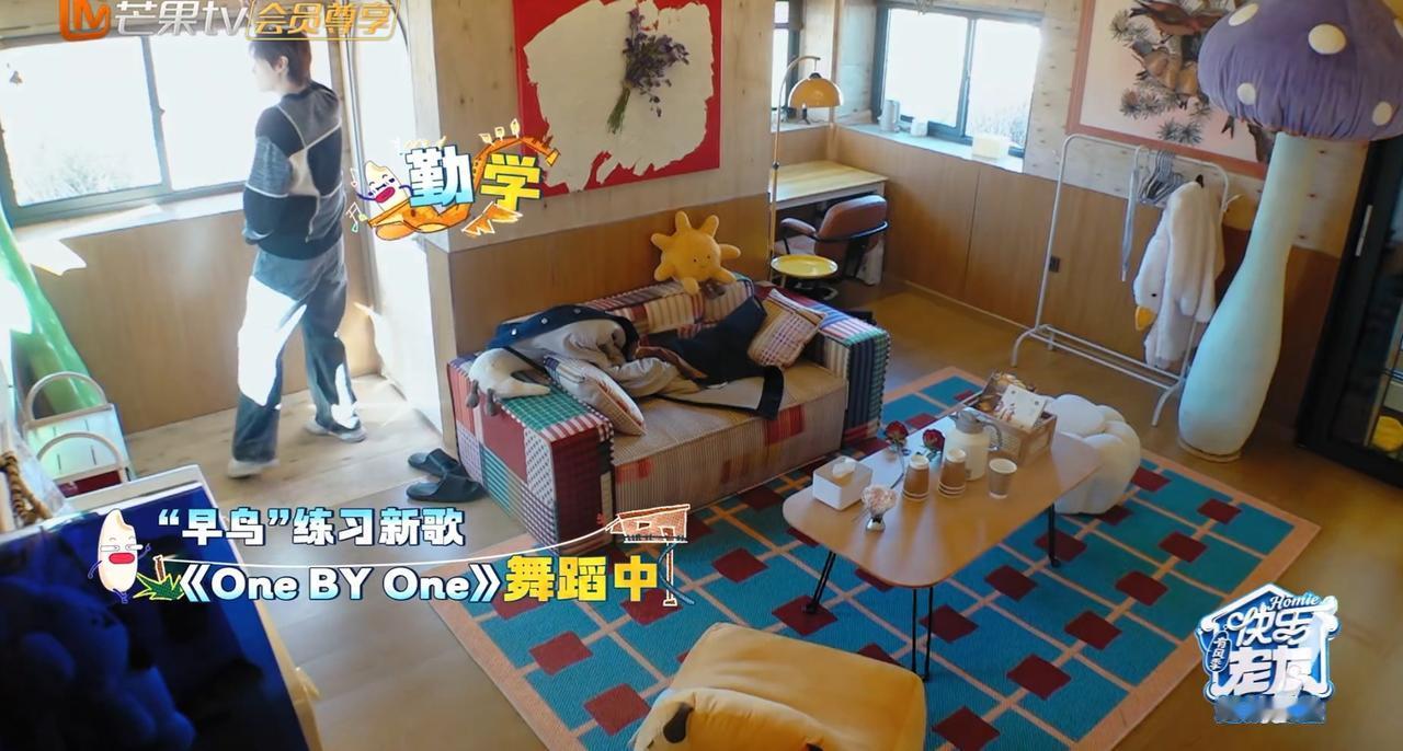 其他哥哥各忙各的，陆虎独自一人承担起这件事。陆虎6人丽江录制节目，一大