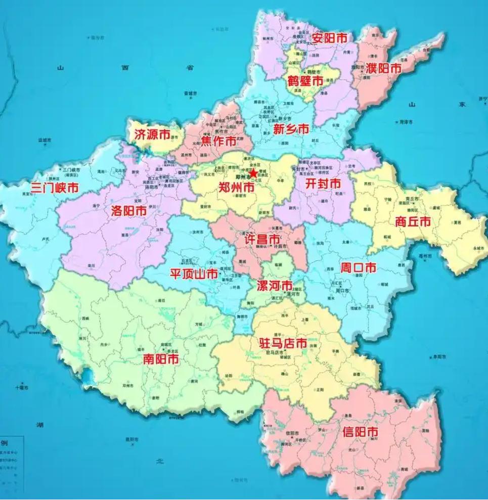 河南省有17个地级市，而济源不属于地级市，济源是区。不过，论城市规模，济源介于地