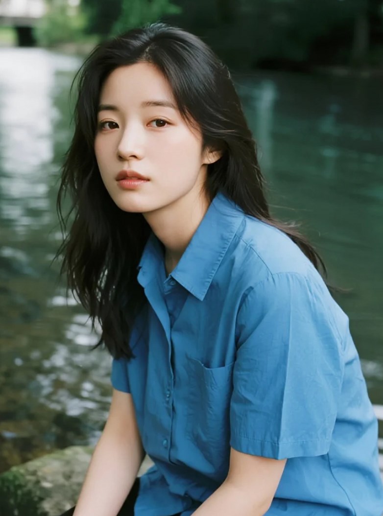 温柔以待，美女们每一个注视的目光。