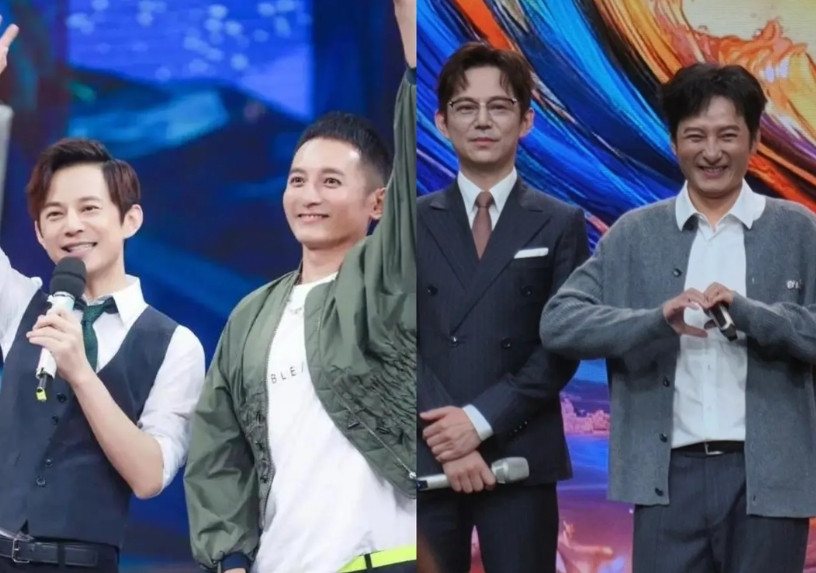 维嘉回归了,但总觉得他和以前不一样了。我仔细看了他和汪涵、何炅的合影,我发现没