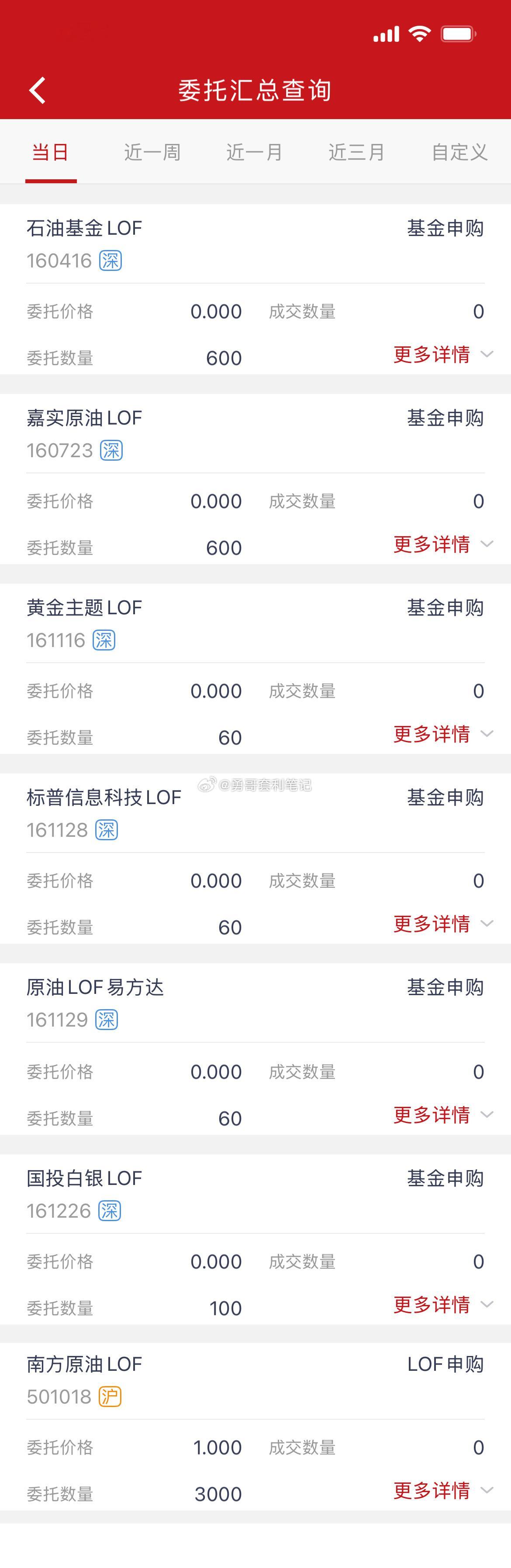 套利今七只，实盘贴图仅作为个人记录之用，不构成任何投资建议及操作指引！盈亏自负