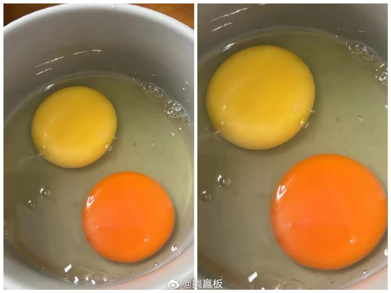 今年315曝光了鸡蛋问题，我们在超市总爱选蛋黄红的，觉得是土鸡蛋，其实是商家添加