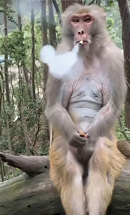 可能猴子也遇到了烦心事啊。