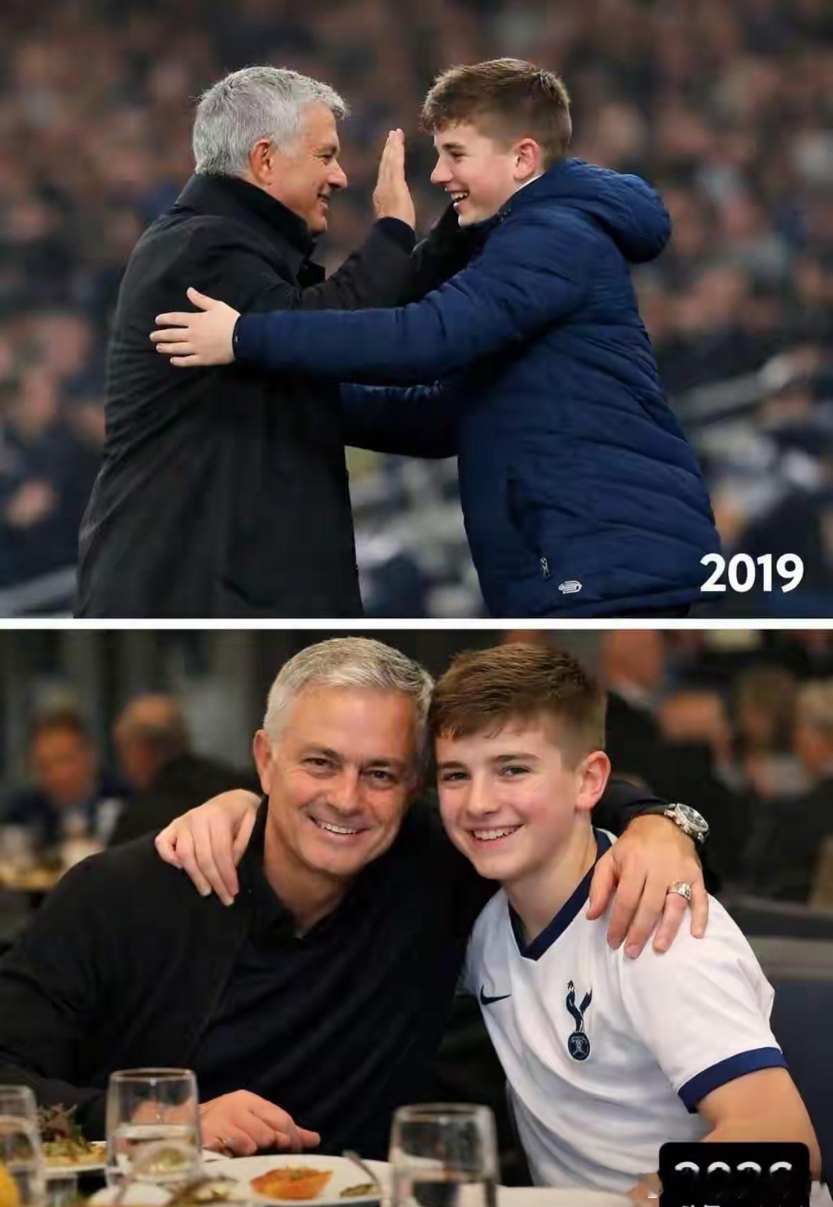 2019年，穆里尼奥和热刺的小球童温馨互动，只因这个孩子的机灵跑位，为球队创造出