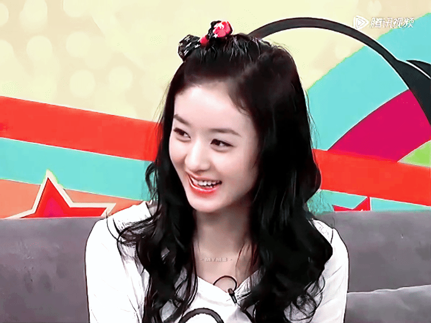 赵丽颖笑起来真好看呀