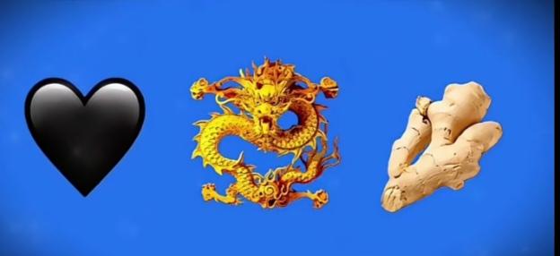 〔看图猜地名〕谐音猜地名真好；今天猜个东三省；图中画面有三幅；一个扑克黑