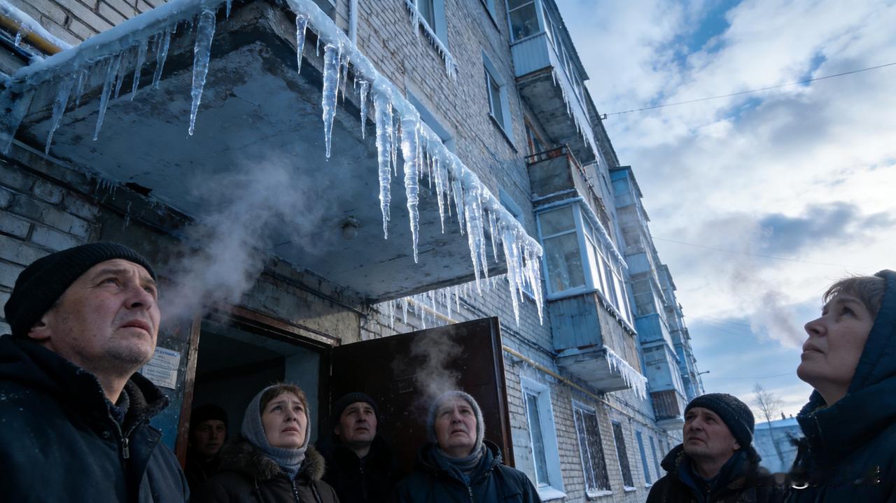 【在零下45-50°严寒中没有暖气：不是乌克兰，而是俄罗斯】俄罗斯国立公共管