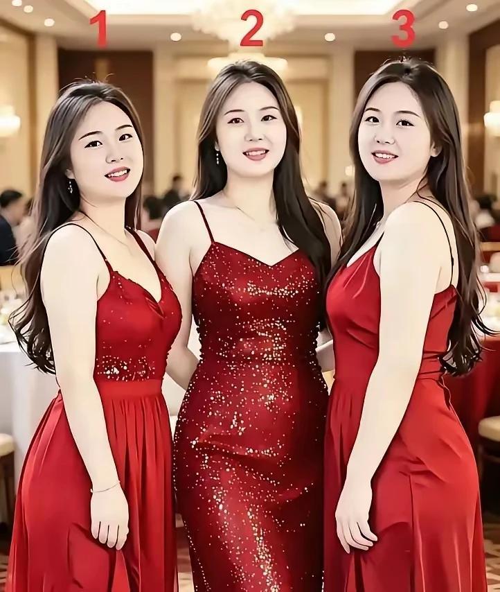 三位美女丰腴饱满，体态健康，珠圆玉润，一个赛似一个的漂亮，不仅不要房车彩礼，还倒