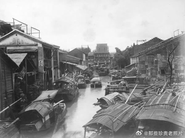 1895年的广州，摄影：EdwardBangsDrew