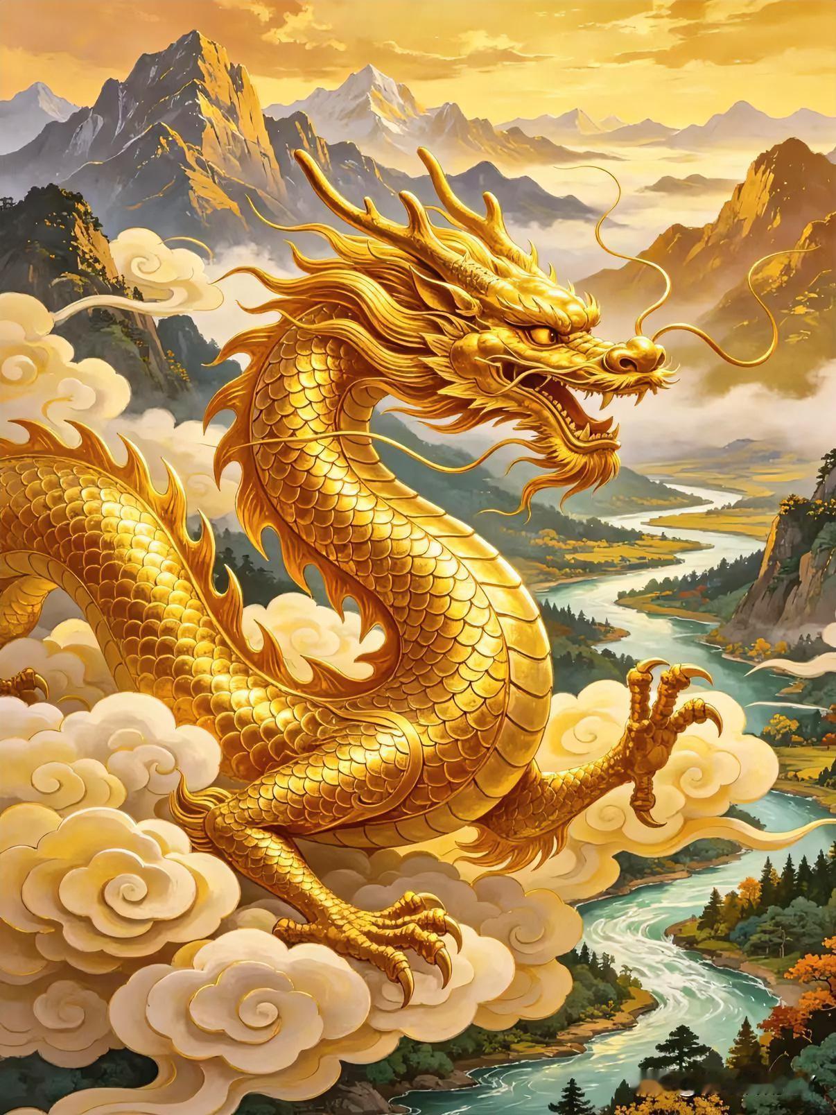 🔥龙的传人·下半年一路顺风顺水🧧🐲龙是华夏精神图腾，更是中华民族的
