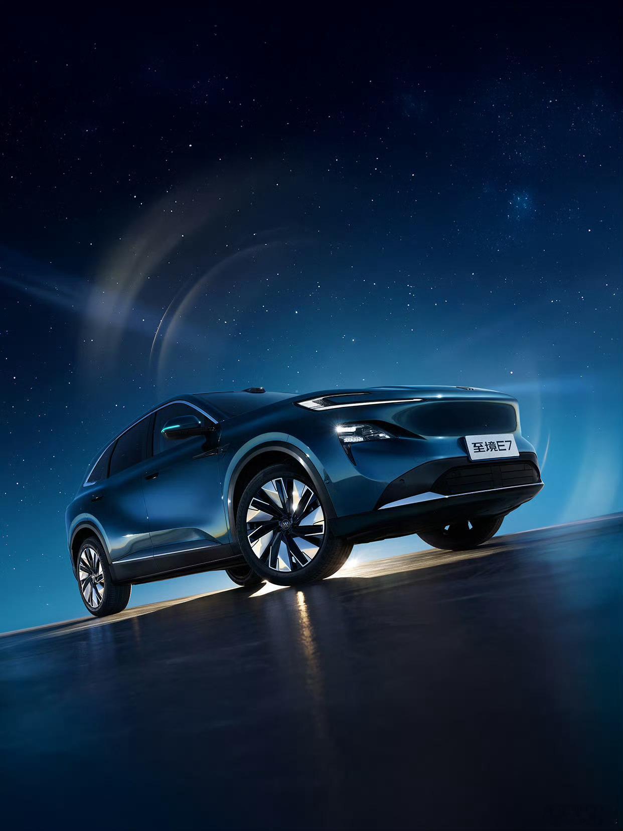 别克至境E7官图首发，预计今年第一季度亮相。新车长宽高分别为4850/1910