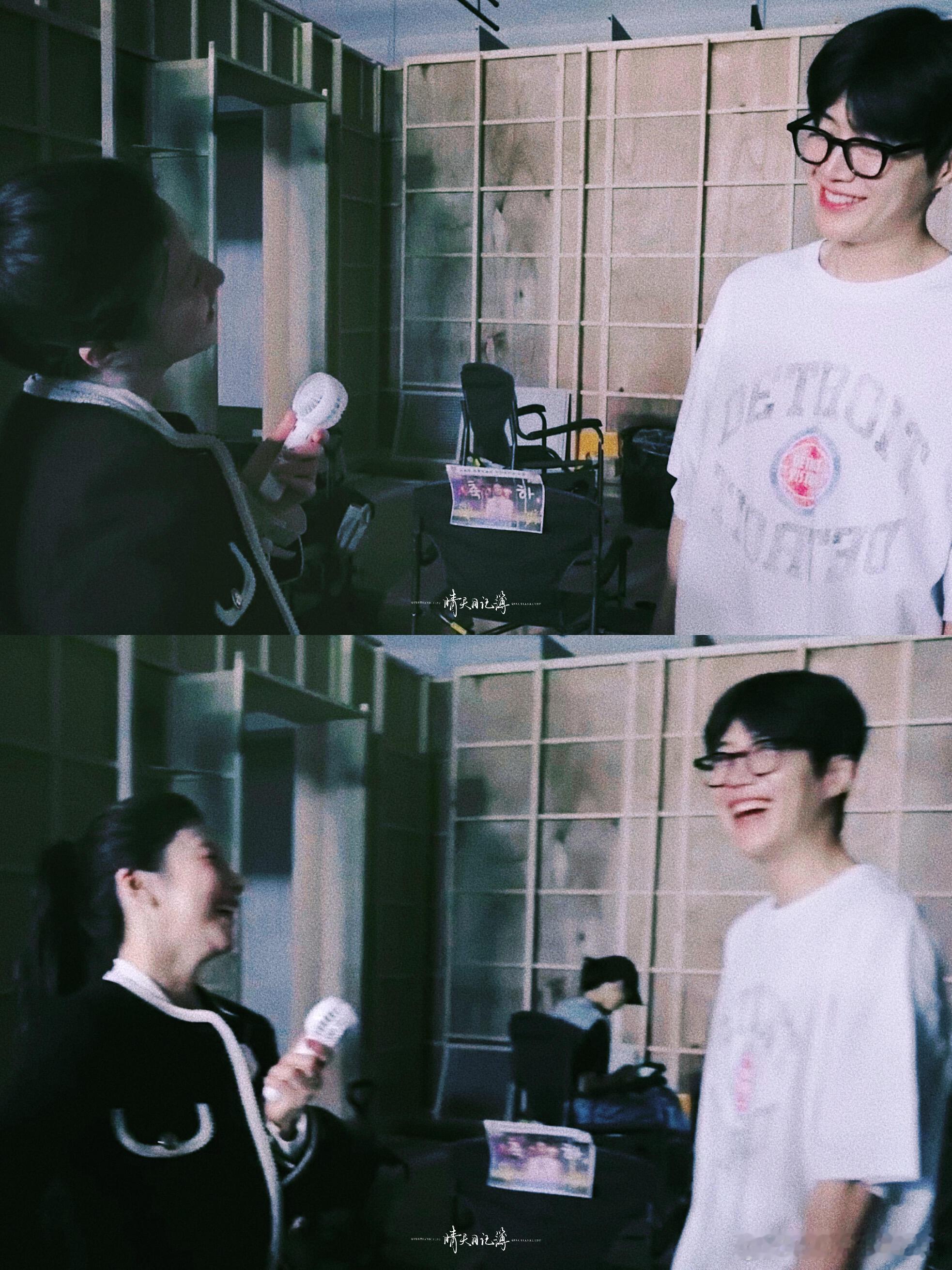 这是🐯探班☁️吗！刷了一圈都没看到有人讨论这个虎子这里看着像私服和没有通告是不