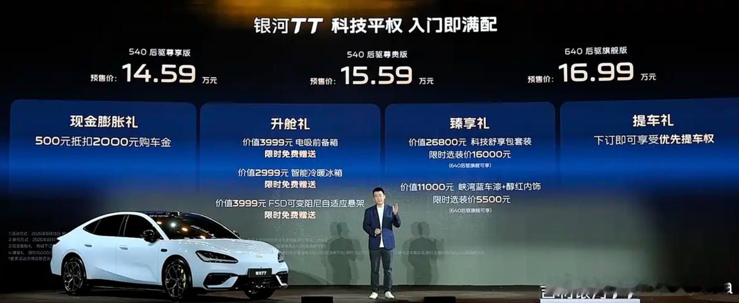 叫“TT”的没有怂货，吉利银河TT开启预售。8月13日，吉利银河TT正式开启预售