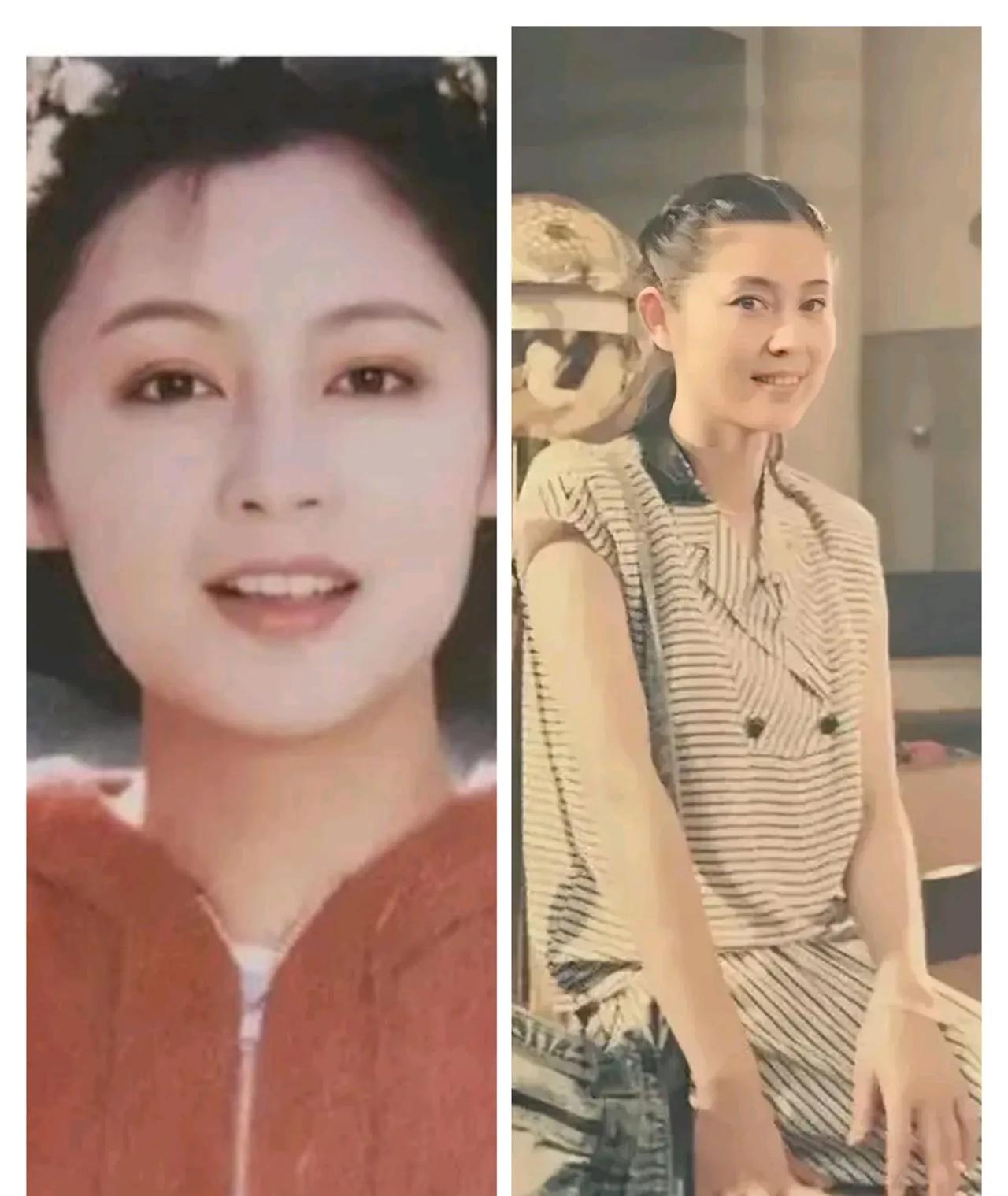 谁没年轻过啊倪萍年轻时候也不比陈红差两个都是绝色美女不相上下至于陈红后来