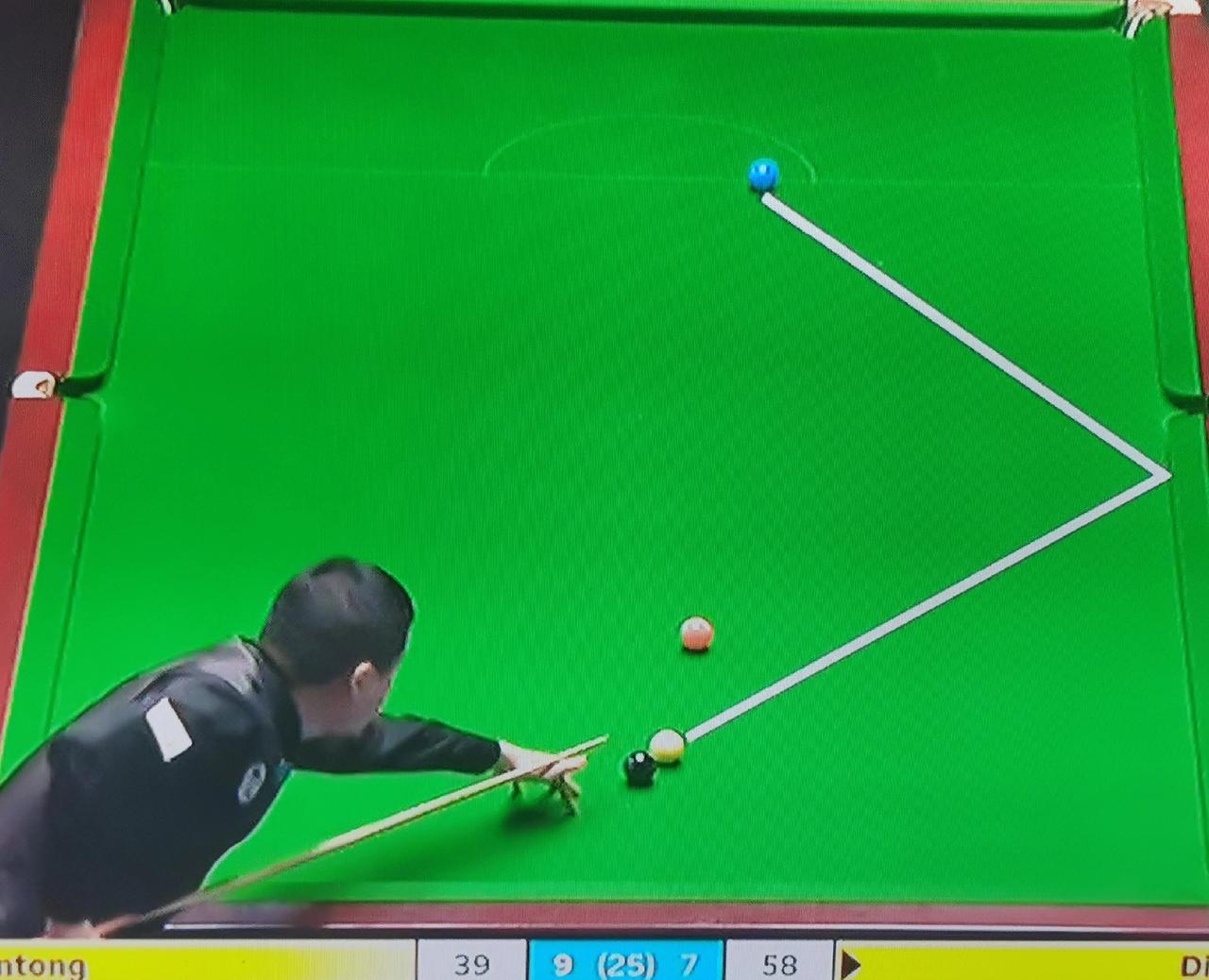 看丁俊晖和赵心童1/8决赛，感觉中国斯诺克水平与世界先进水平差距挺大。双方的第