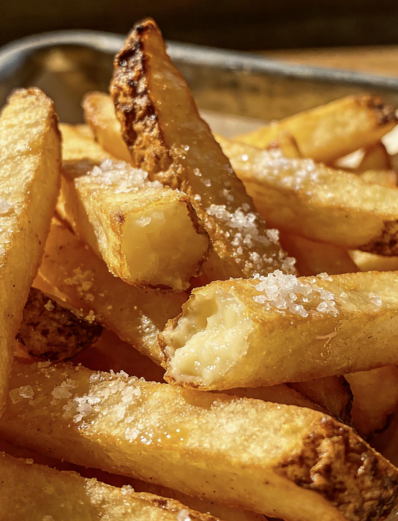 我发现了一个奇怪的事，不管是连锁快餐、小吃店、还是路边摊，只要是卖薯条的，做