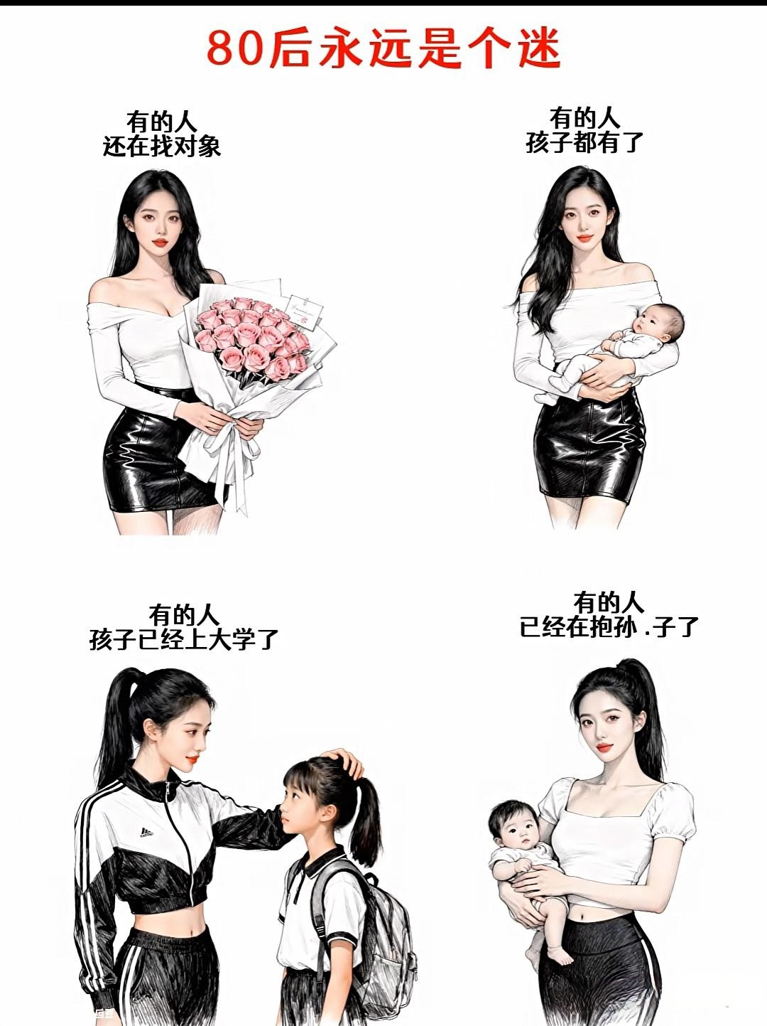 80后，谜一样的存在。没结婚的不多吧。​​​