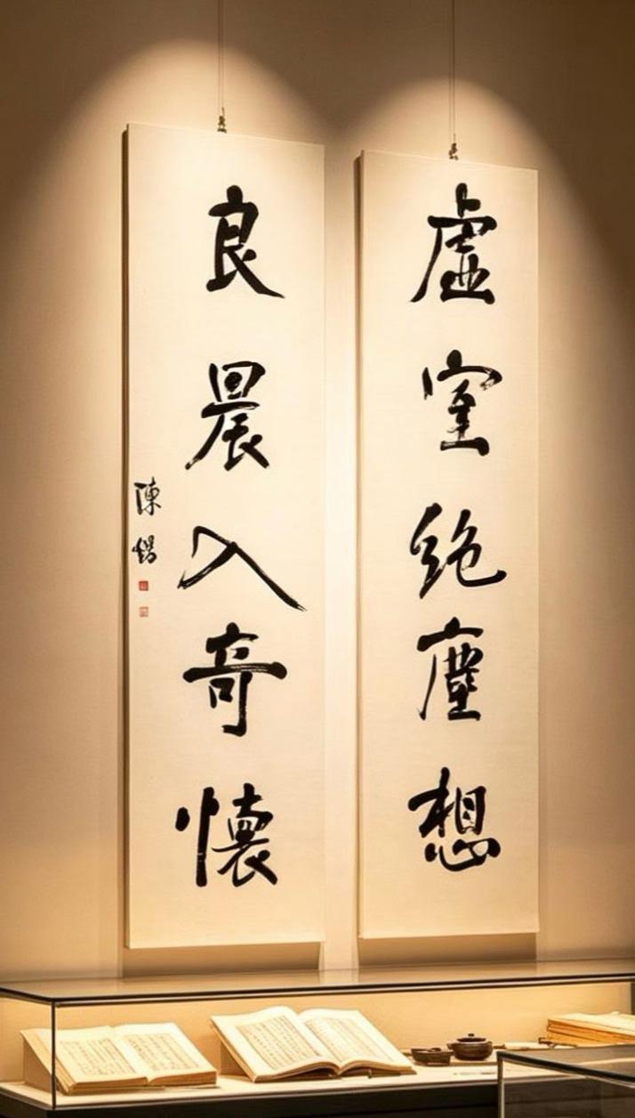行书对联欣赏，欢迎评论一一
