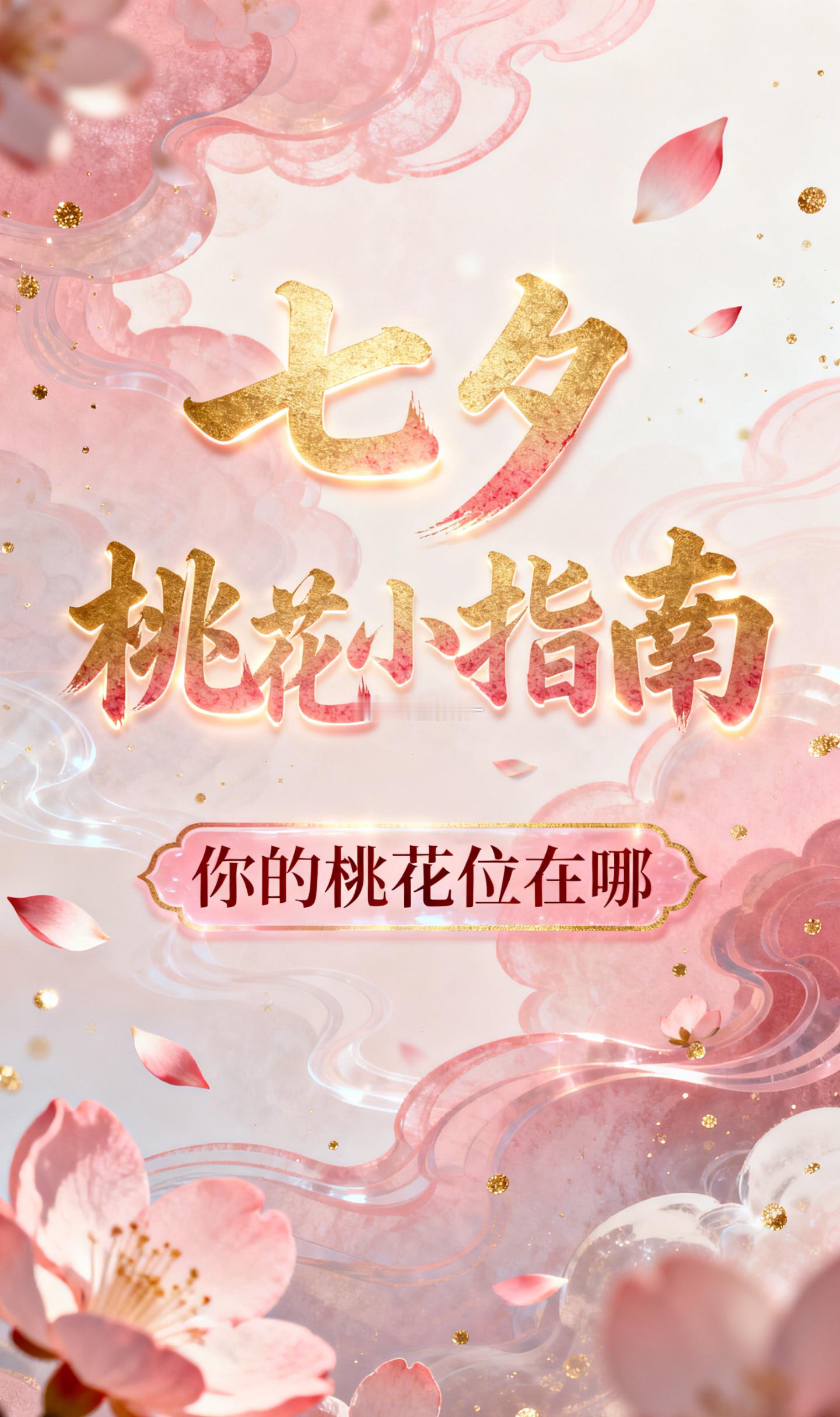 趁着七夕，奶奶教你们一个能查自己的桃花的小法子。把八字排出来，找到日柱，下面那个