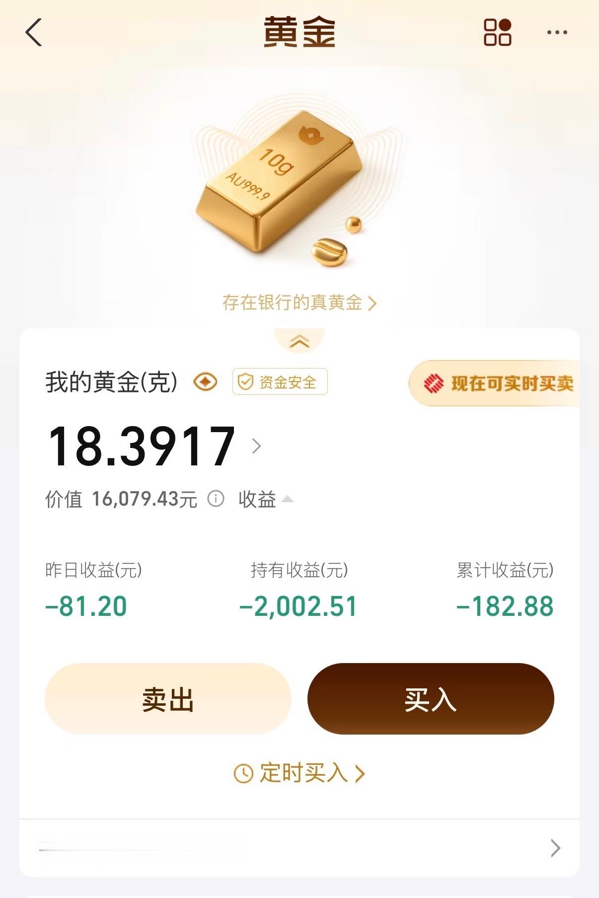 黄金跌到不敢买了跌吧跌吧，让黄金跌回四五百块开头吧，我一早就认为它会下跌的，刚开