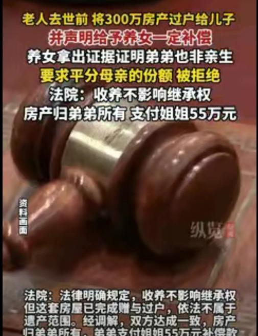“都是钱惹的祸！”天津一老人去世前，把价值300万元的房产过户给儿子，并声明会给