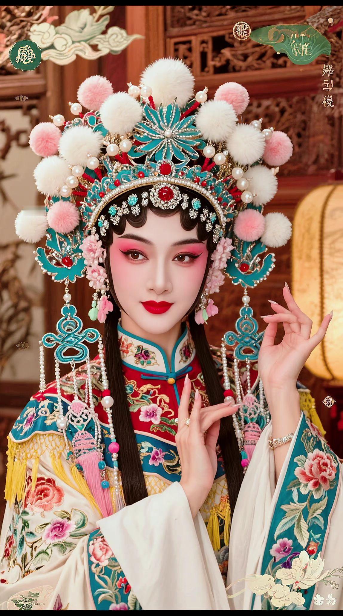 当京剧旦角遇上《你》的豪迈唱腔，国风古韵与流行旋律撞个满怀，这韵味谁懂啊！