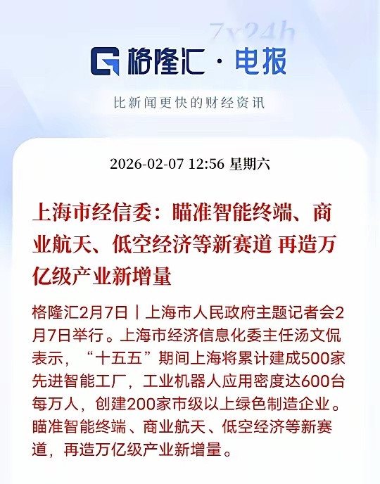商业航天再迎重磅利好！上海万亿赛道定调，个股一条龙梳理商业航天迎重磅政策红利！上