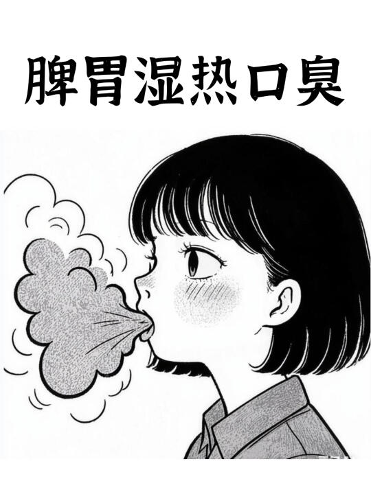 湿热引起的口臭，调理脾胃是重点